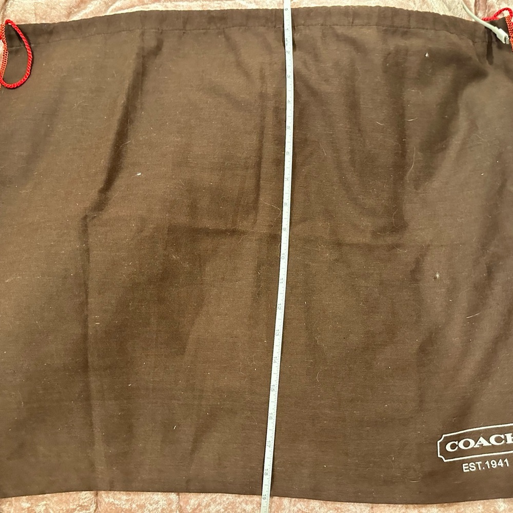 Coach Brown Dust Bag
